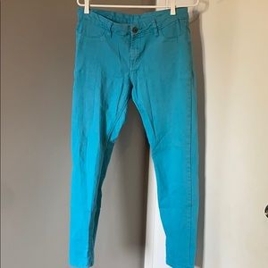 ⚡️Blank NYC teal stretch denim.